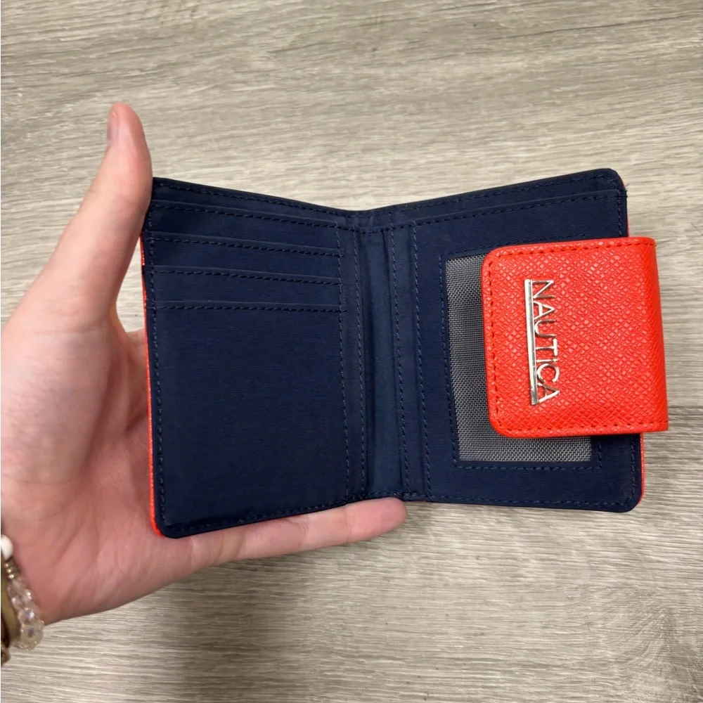 Orange and Blue Nautical Wallet